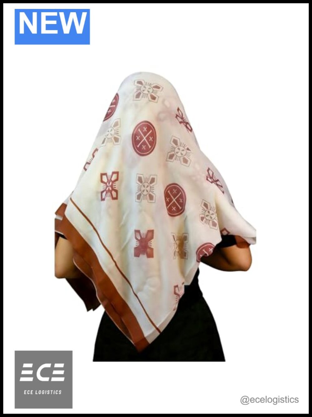 100% Cashmere Church Veil Catholic Scarf XL Chapel Worship Shawl